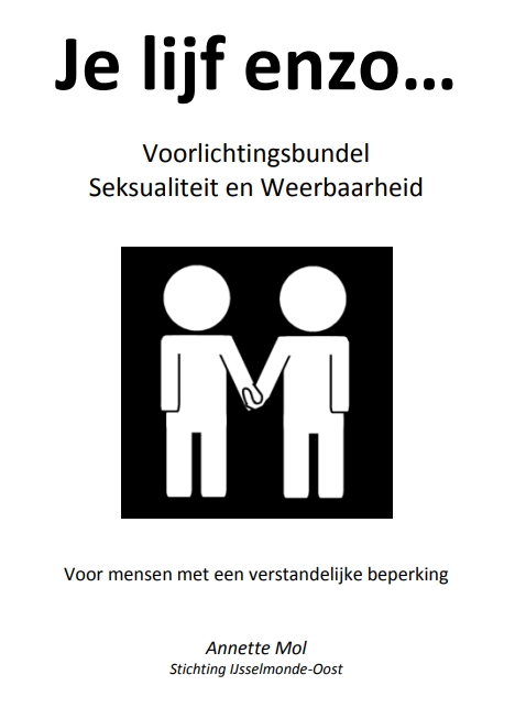 Voorpagina van de bundel: Je lijf enzo... van Annette Mol van Stichting de Overburen.